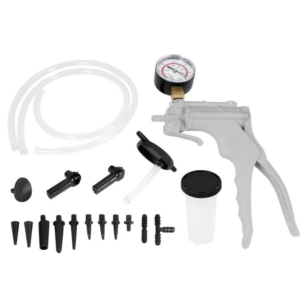 Performance Tool W87030 kit overview showing pump and all accessories for versatile use