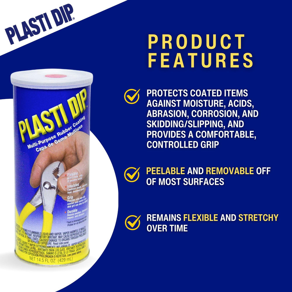 Performix Plasti Dip label close-up highlighting product details and benefits