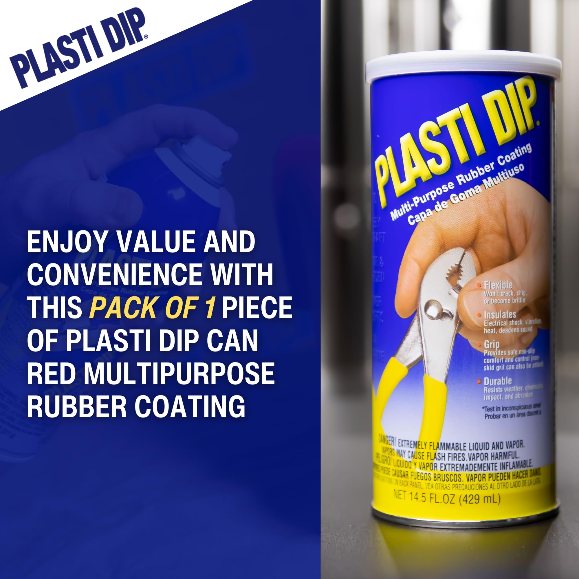 Performix Plasti Dip peeled sample showing removable coating advantage