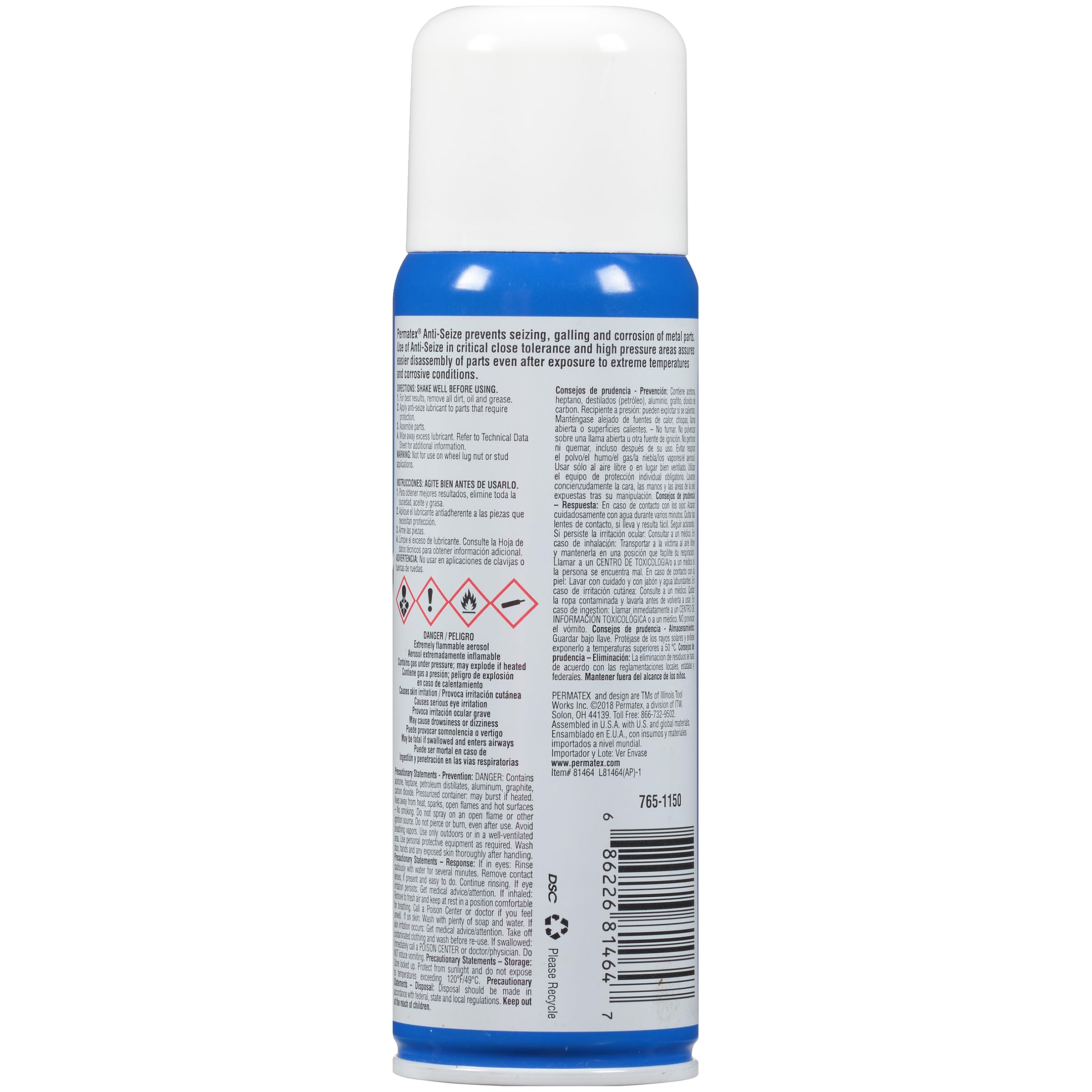 Permatex anti-seize close-up of metallic paste texture, shows durable film benefit