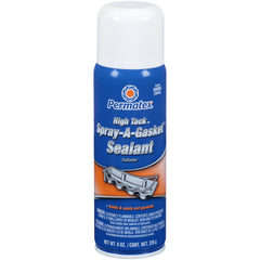 Permatex high tack aerosol can front view showing label and easy-spray benefit