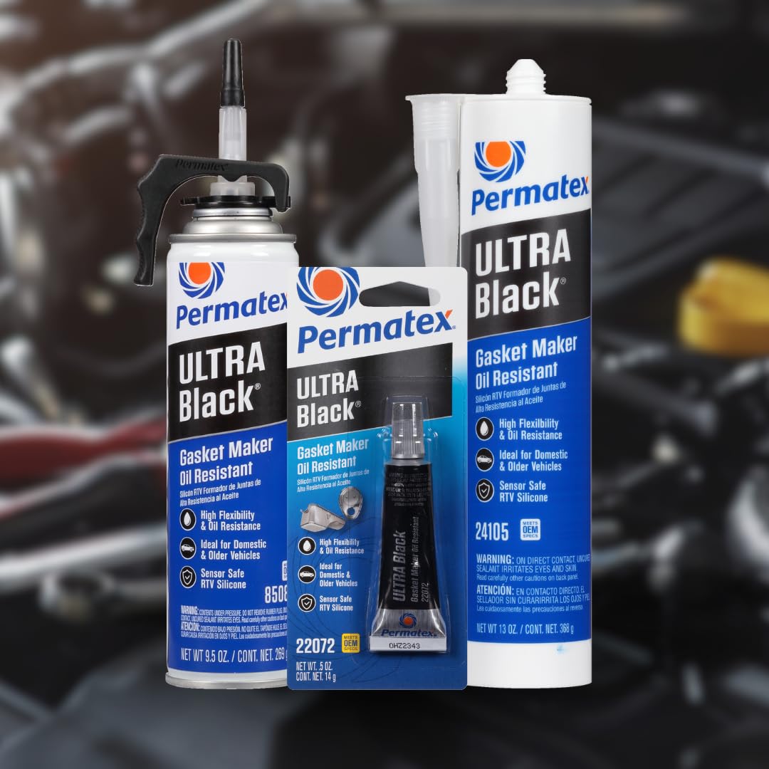 Permatex being applied by mechanic showing reliable, sensor-safe sealing