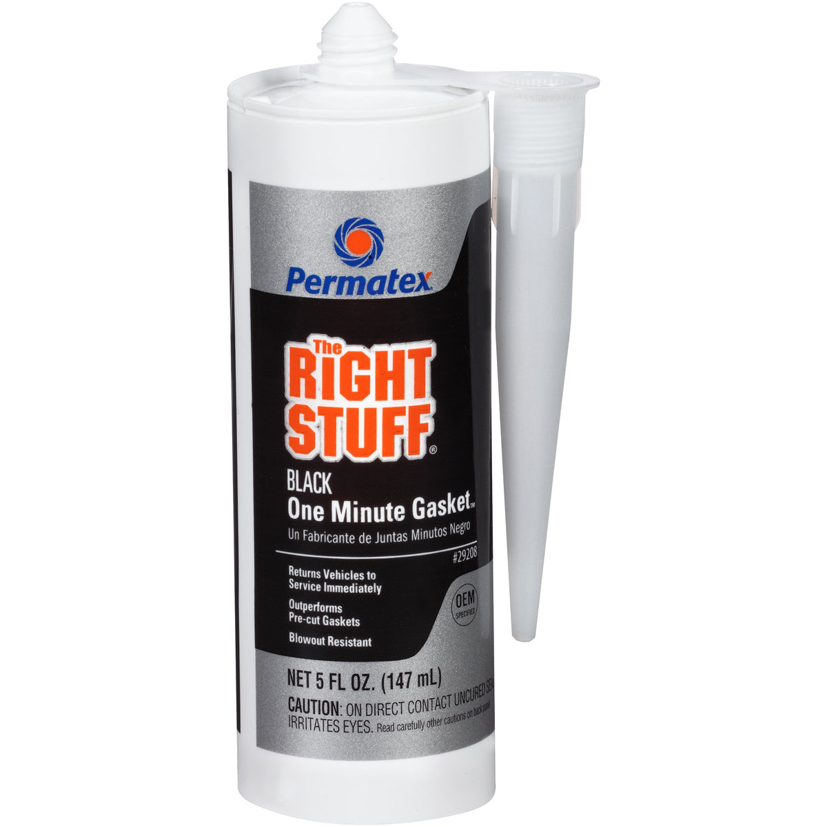 Permatex front packaging showing product for quick, reliable sealing