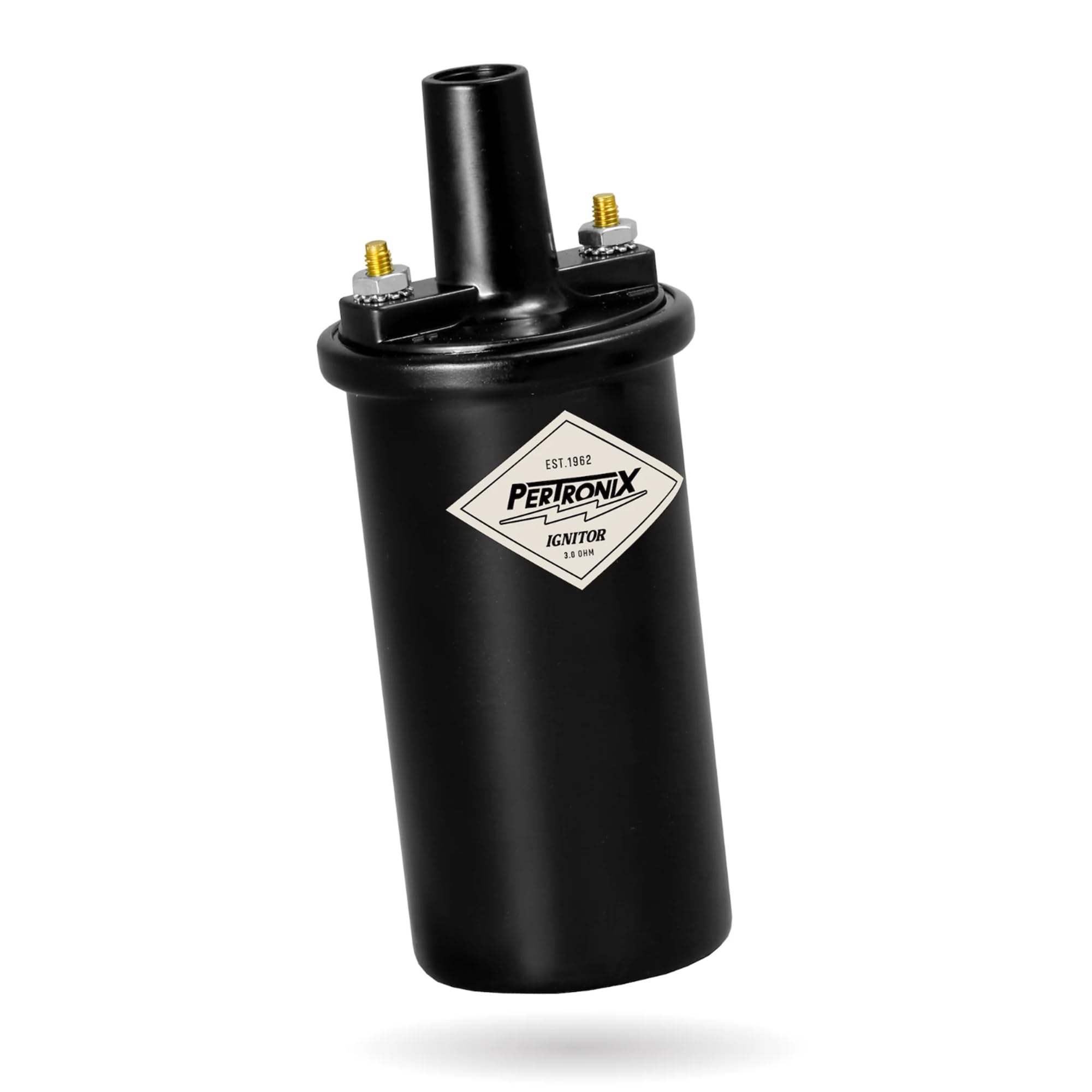 PerTronix Flame-Thrower front view showing compact black canister and clean fit