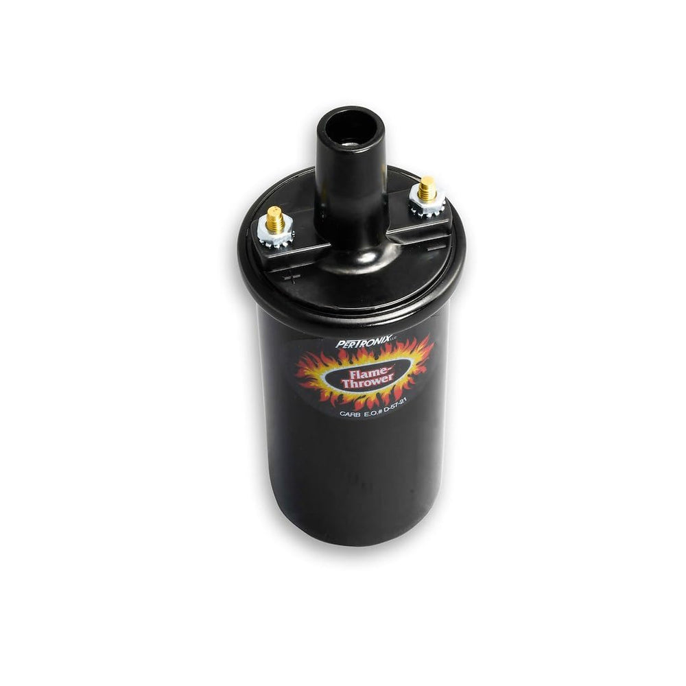 Pertronix Flame-Thrower II next to ruler showing dimensions for correct fitment benefit