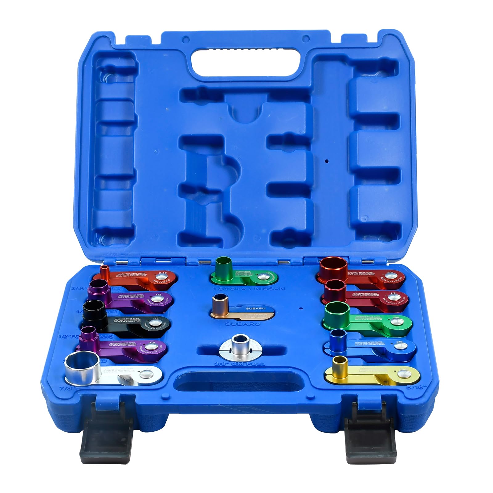 PESIKO front view of open case showing neatly labeled tools and organization, easy selection benefit