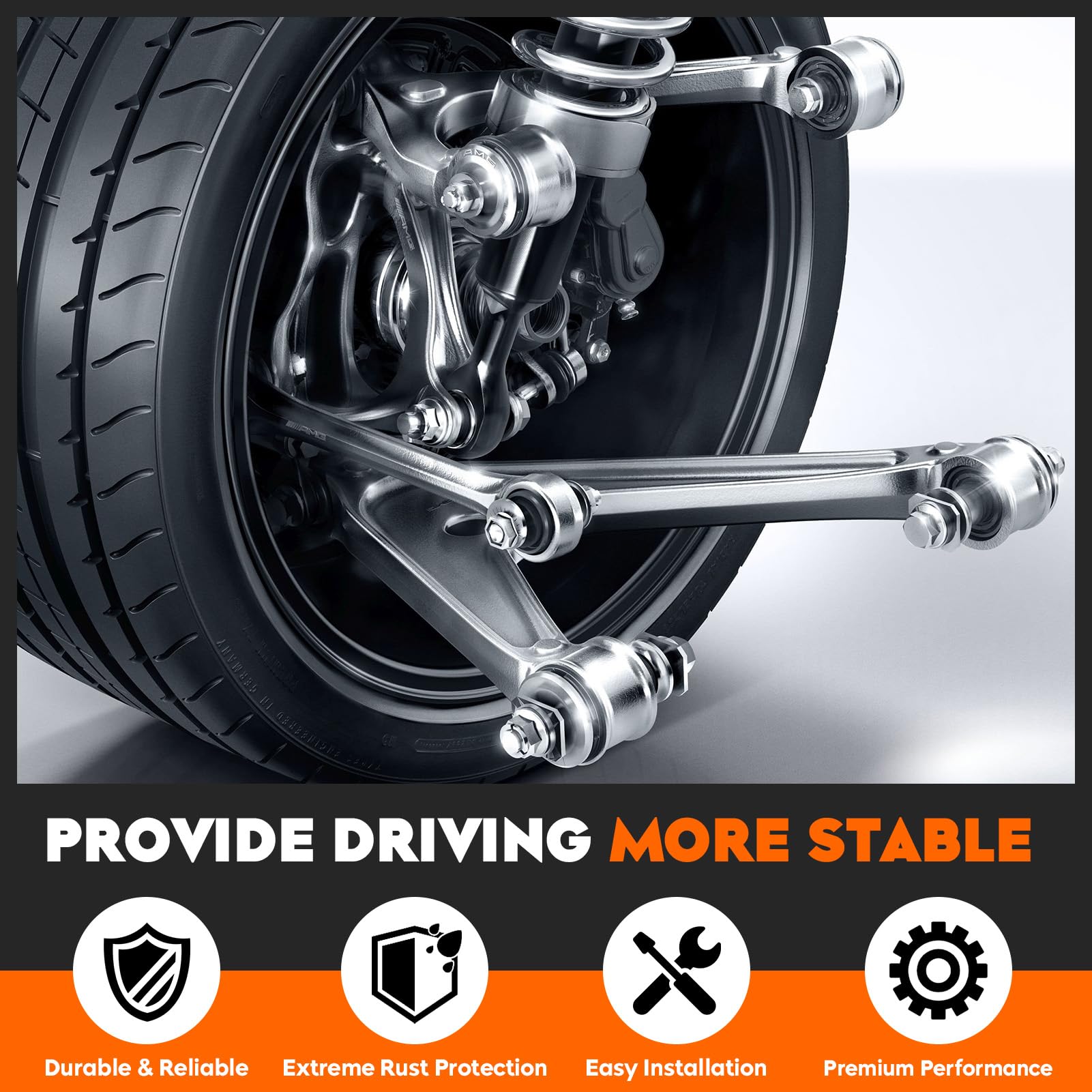 PetMigo control arms positioned on vehicle lower suspension during installation support ease of fit