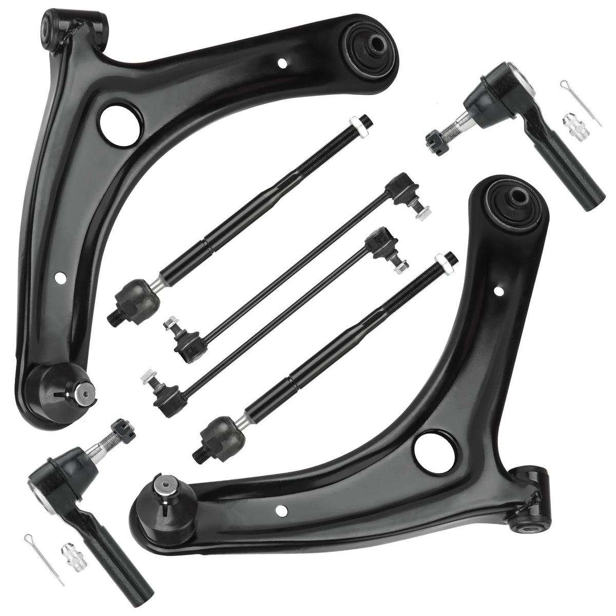 PetMigo packaged kit showing all eight suspension components and easy installation benefit