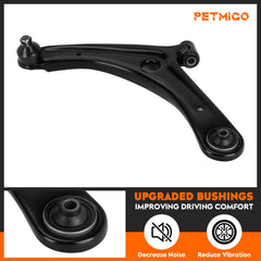 PetMigo inner and outer tie rod ends with sway links arranged for quick identification benefit