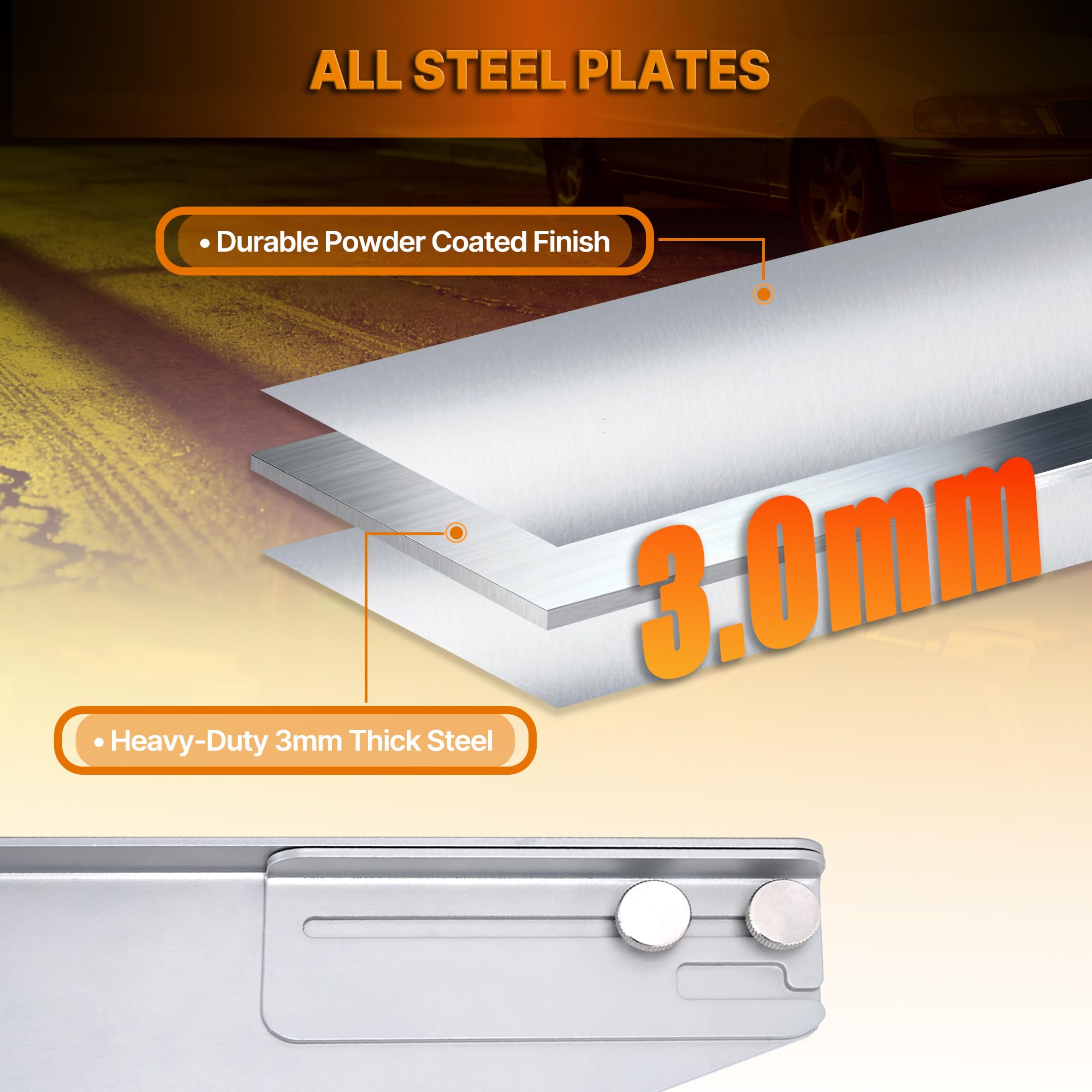 PHATRIP digital angle finder display showing clear reading for precise camber checks