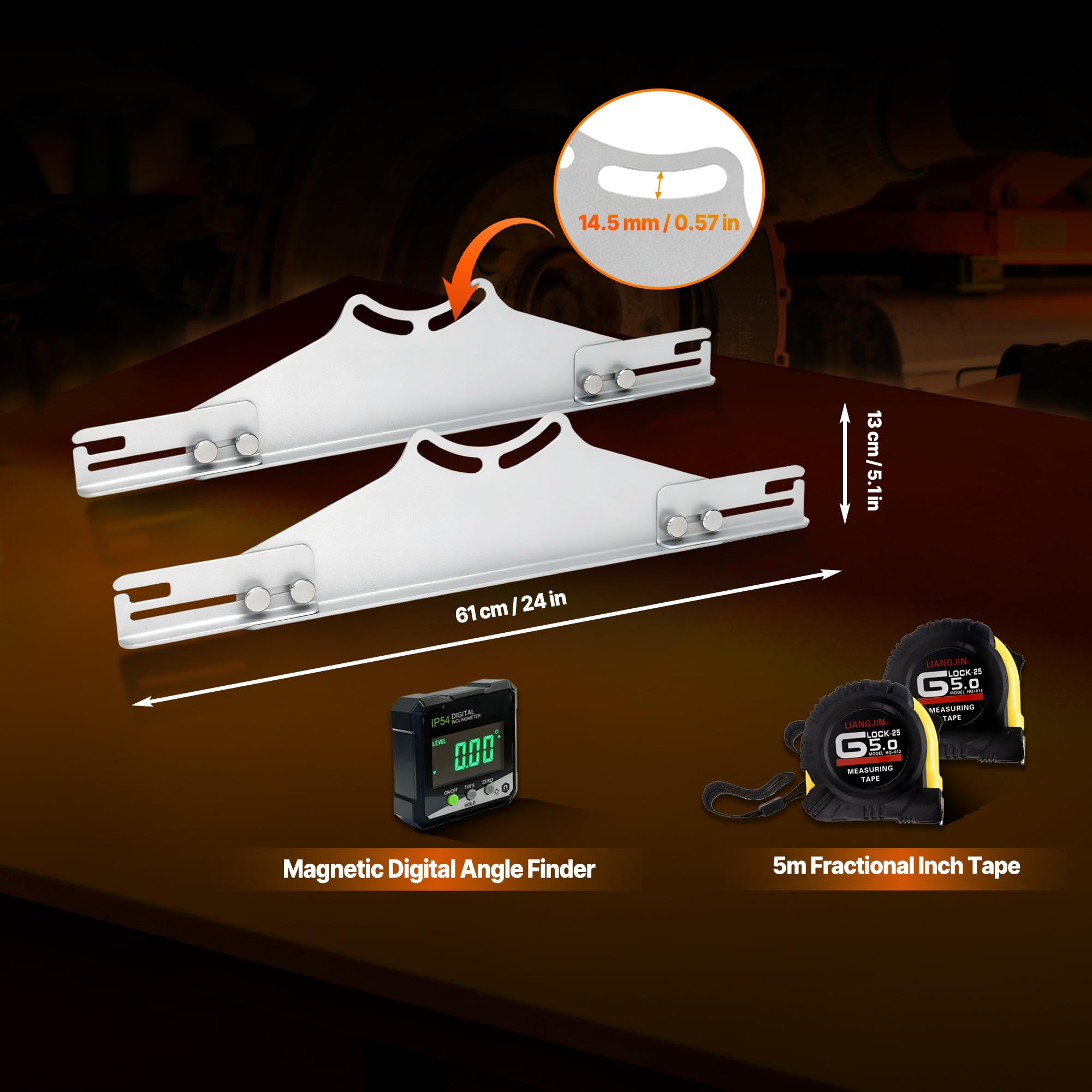 PHATRIP scale comparison with ruler showing compact size for easy storage