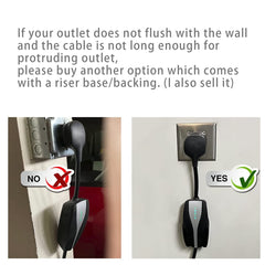 PHEOKER cable bracket storing looped cord to prevent floor wear