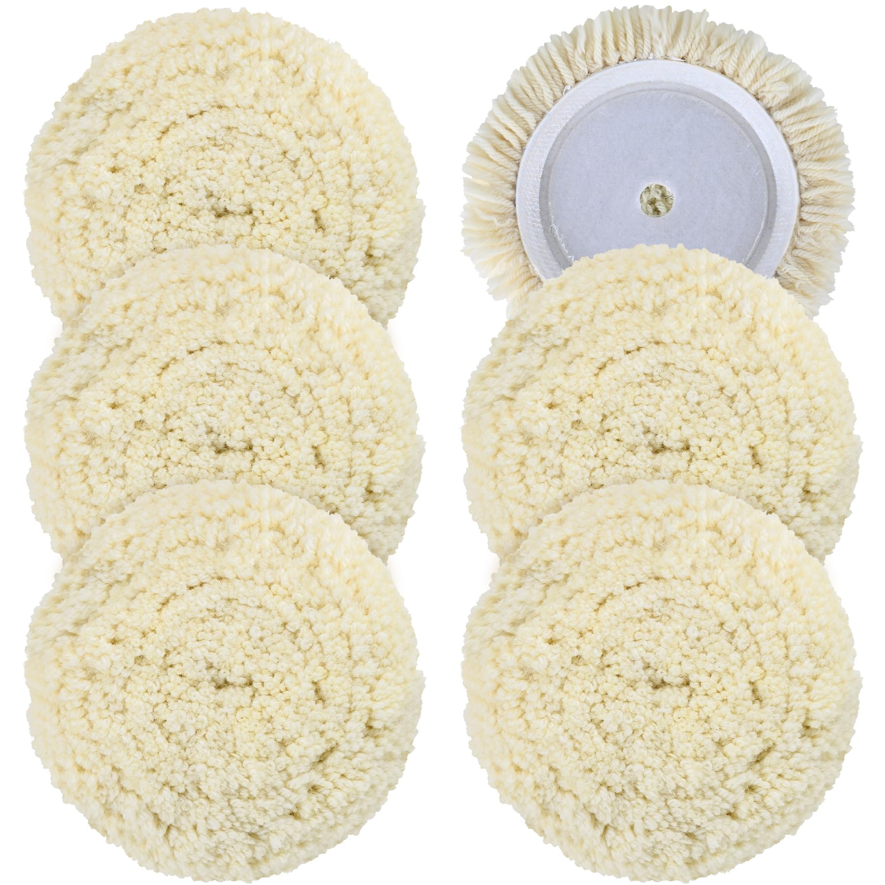 phepetroll front packaging showing six 7-inch wool pads and quick identification benefit