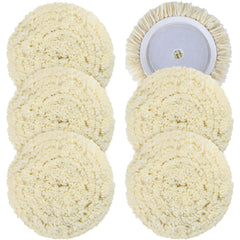 phepetroll front packaging showing six 7-inch wool pads and quick identification benefit