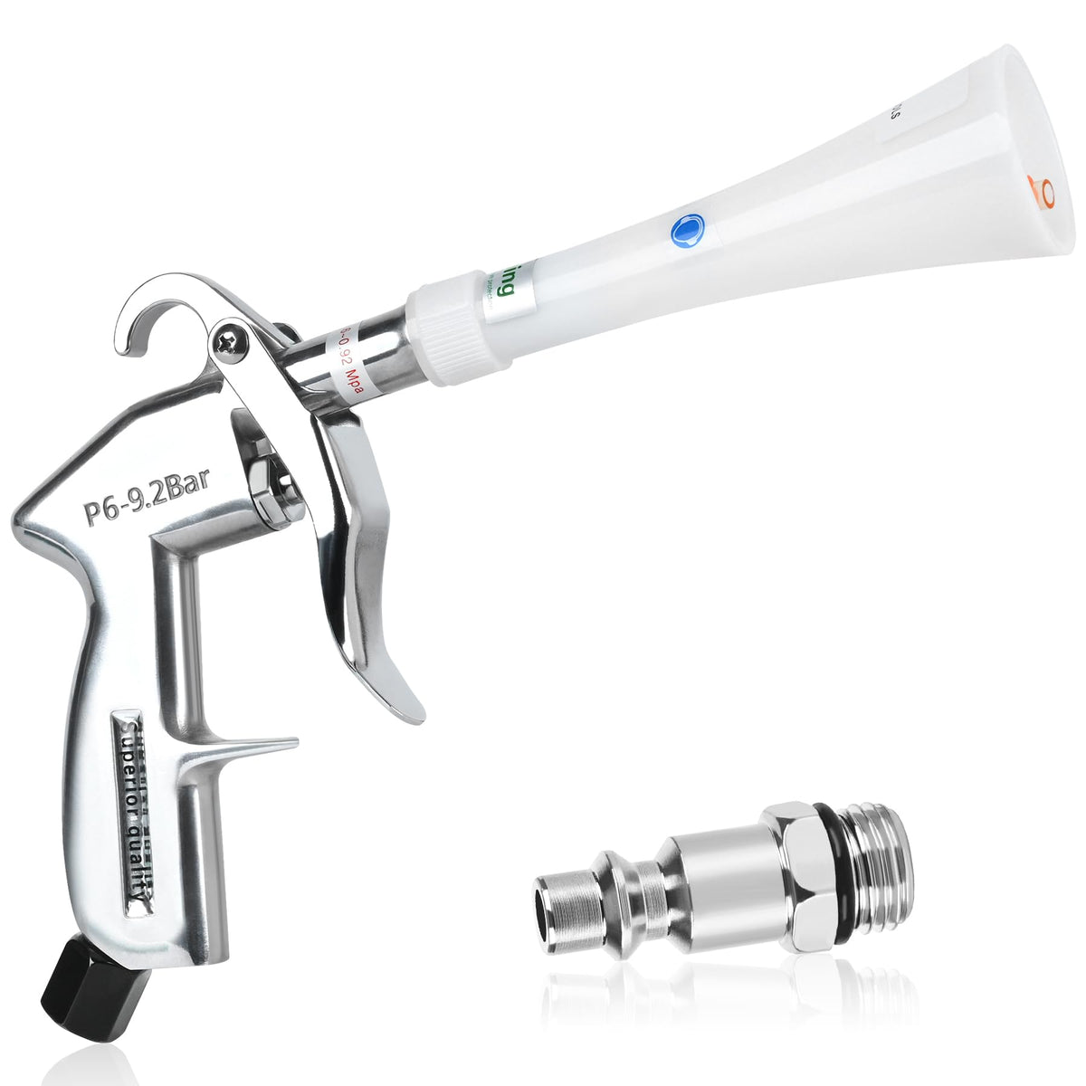 phepetroll front view gun showing compact body and nozzle, improves precision