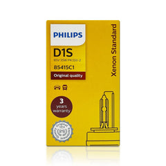 PHILIPS D1S arc tube close-up showing precise construction for brighter light