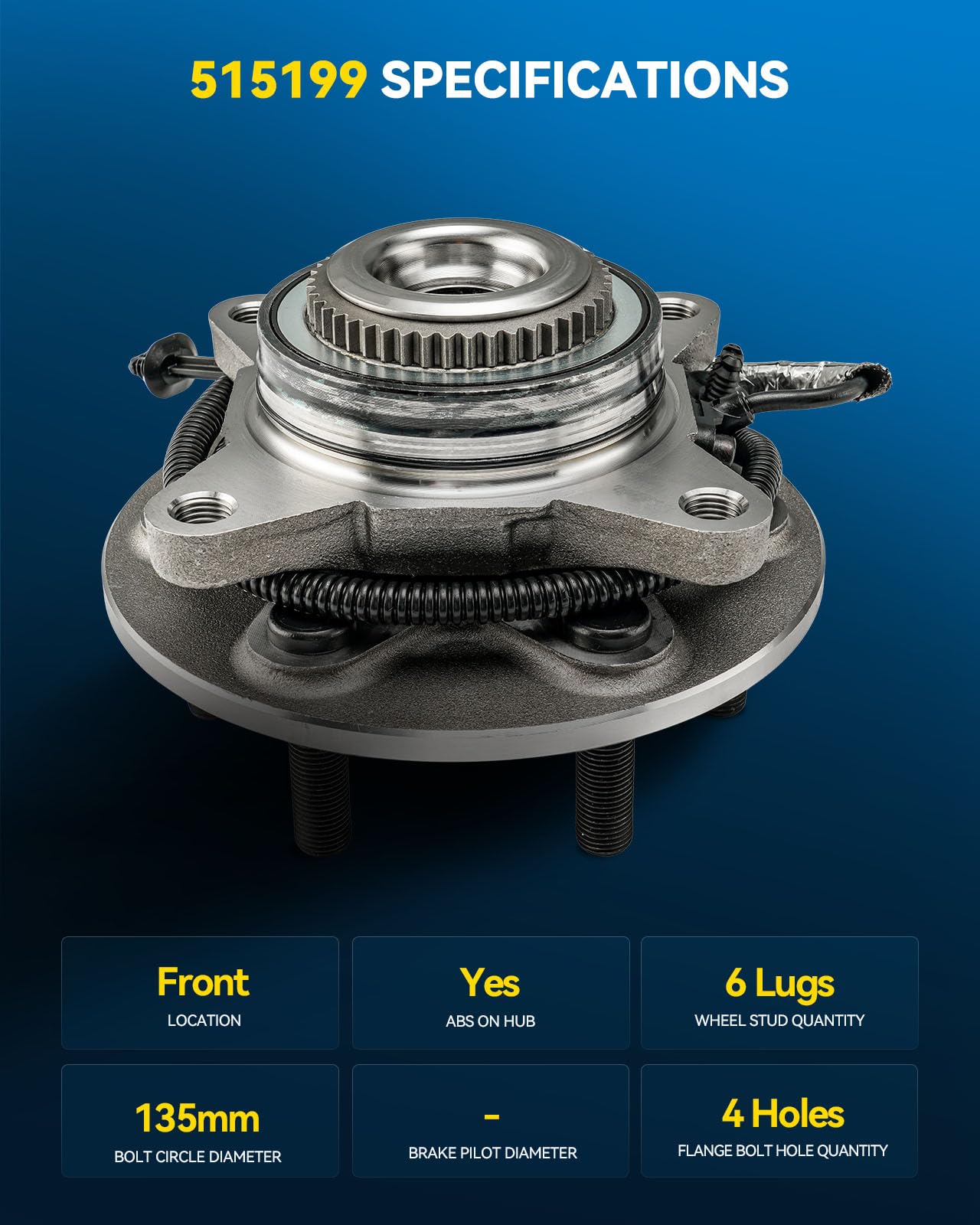 PHILTOP hub installed on F-150 axle showing secure wheel support and safety