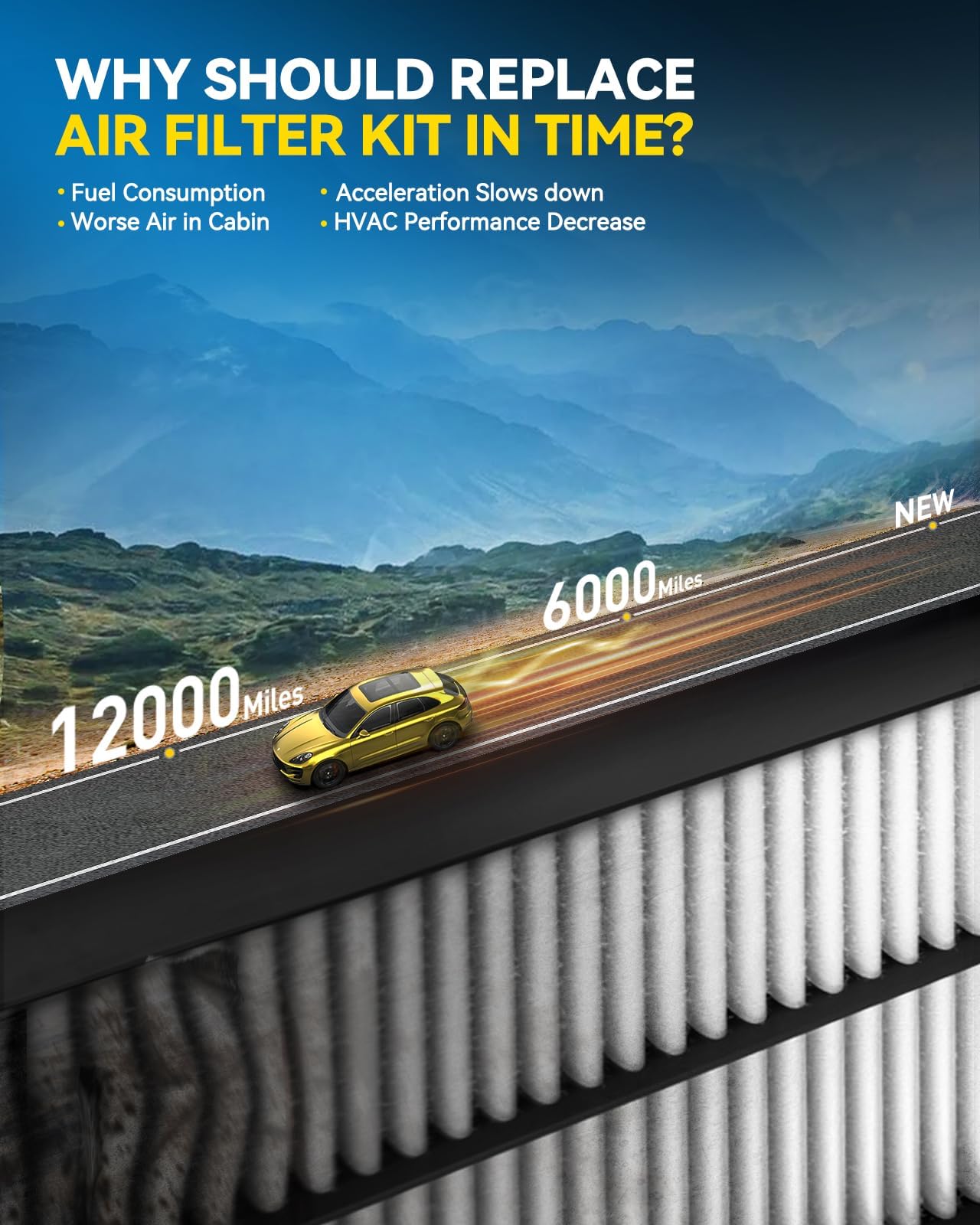 PHILTOP filter media texture highlighting filtration efficiency
