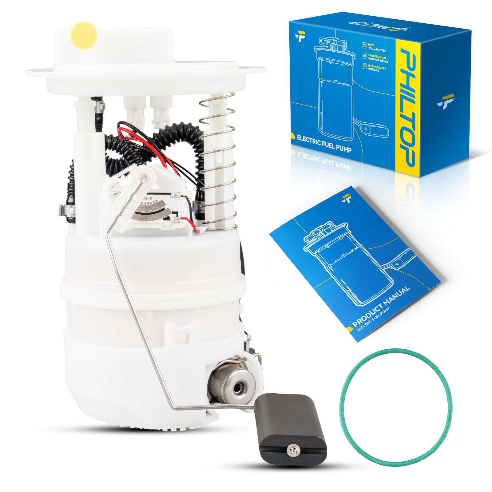 PHILTOP fuel pump front assembly showing fitment for Sentra, restores reliable fuel delivery