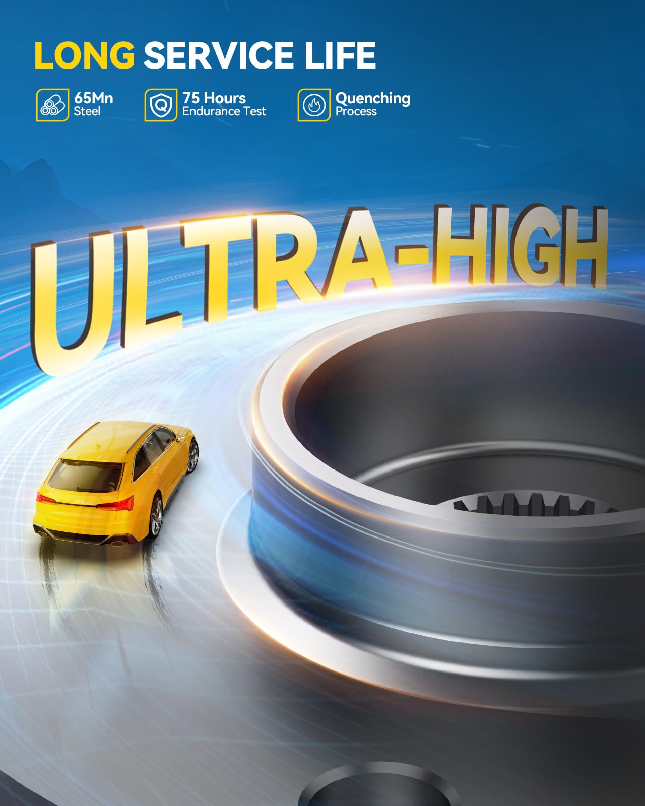 PHILTOP hub aligned with brake rotor, helps restore quiet braking operation