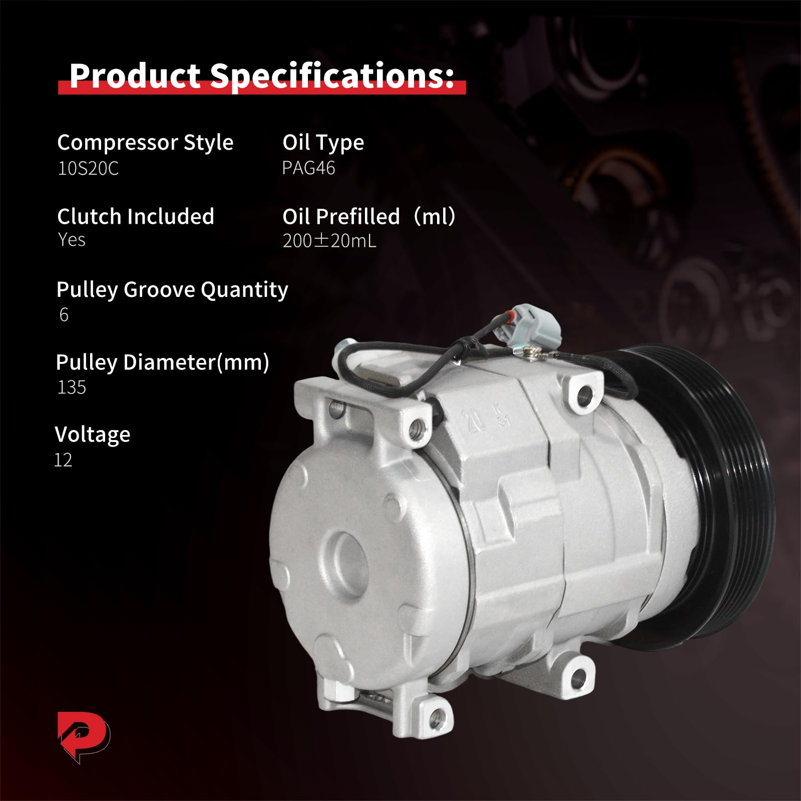 PHOBOOS clutch plate angle showing engagement surface and quiet design