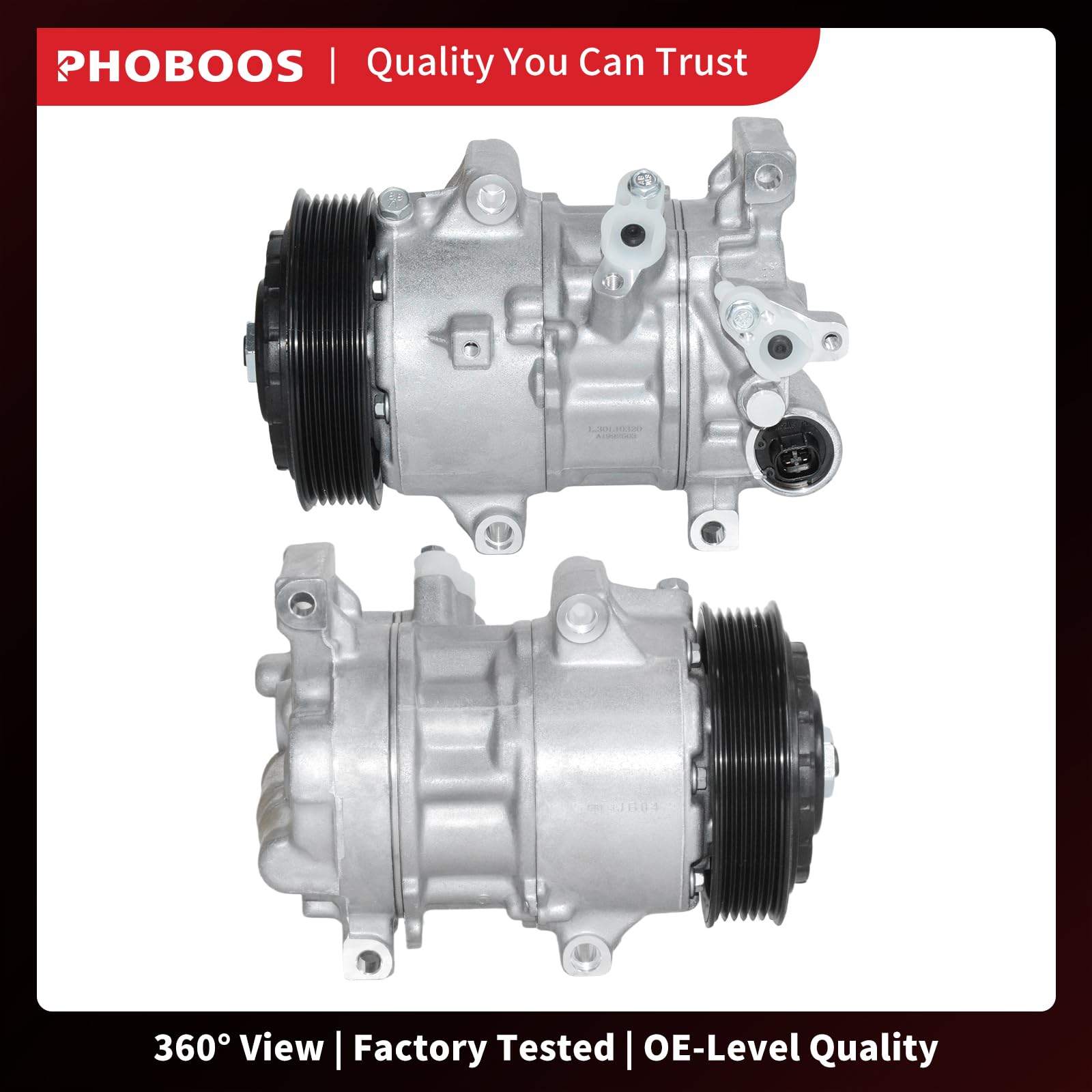PHOBOOS compressor dimensions with scale for correct size verification