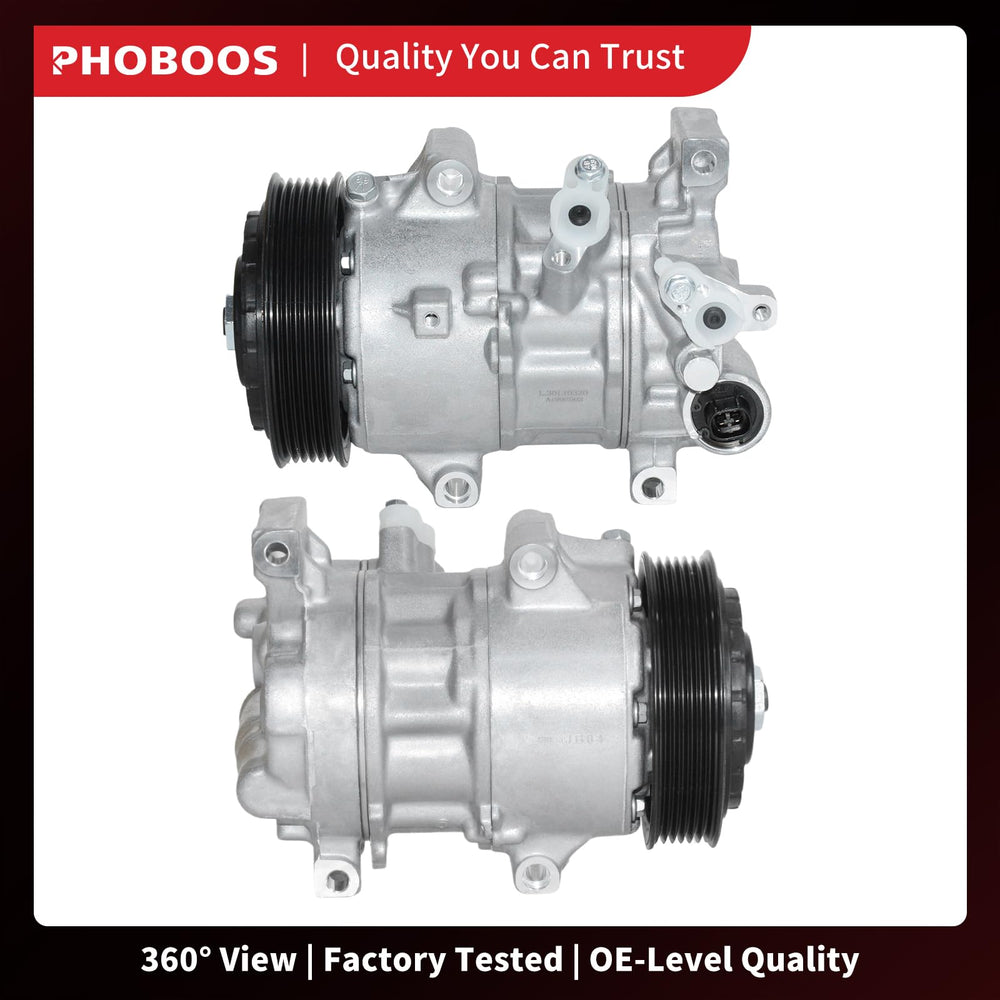 PHOBOOS compressor dimensions with scale for correct size verification