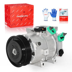 PHOBOOS compressor front assembly showing bolt-on fit and reliable replacement