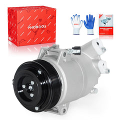 PHOBOOS compressor front view showing compact OE-style design and reliable fit