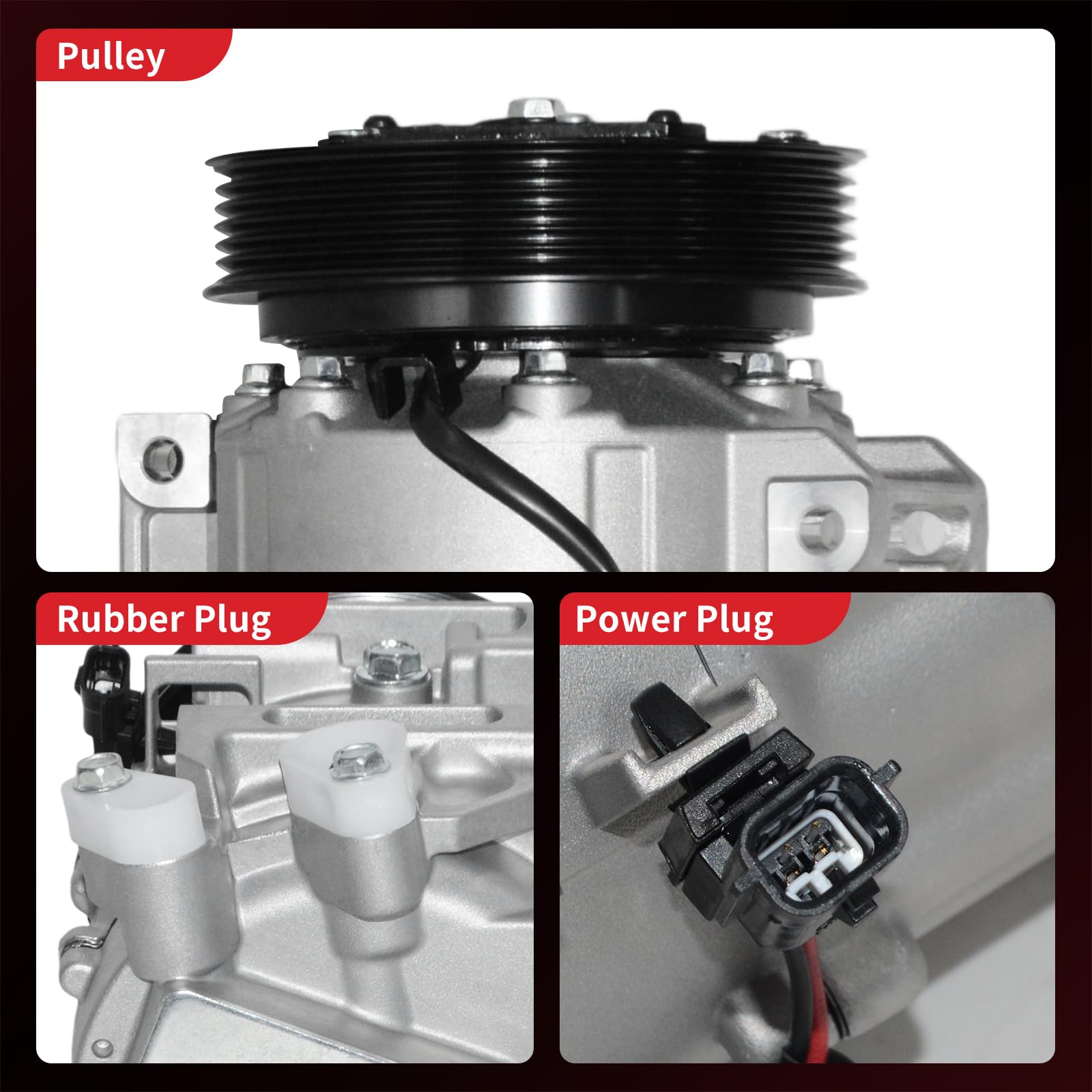 PHOBOOS compressor in car cabin shot implying improved cooling comfort on the road