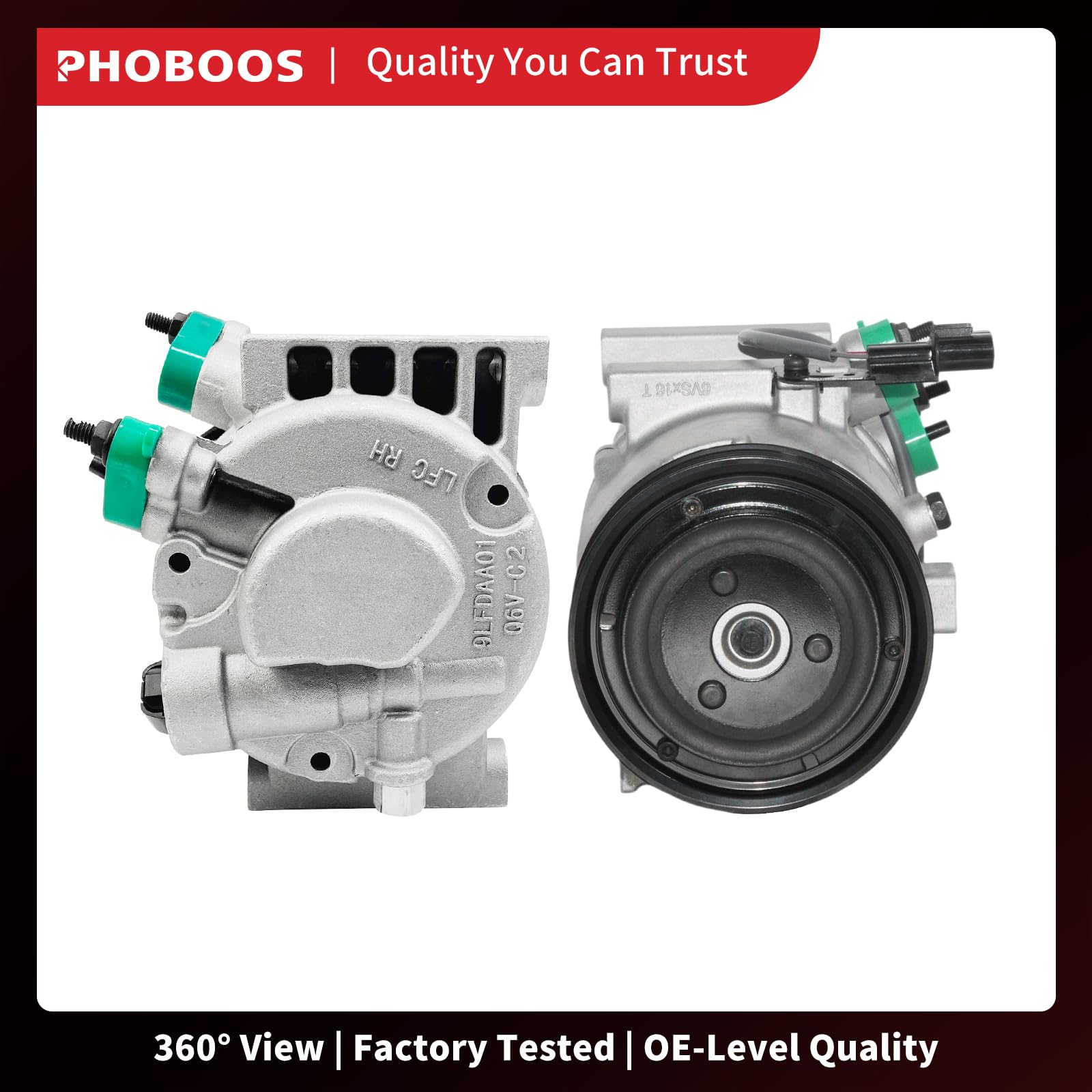 PHOBOOS packaging and label showing part numbers for accurate replacement