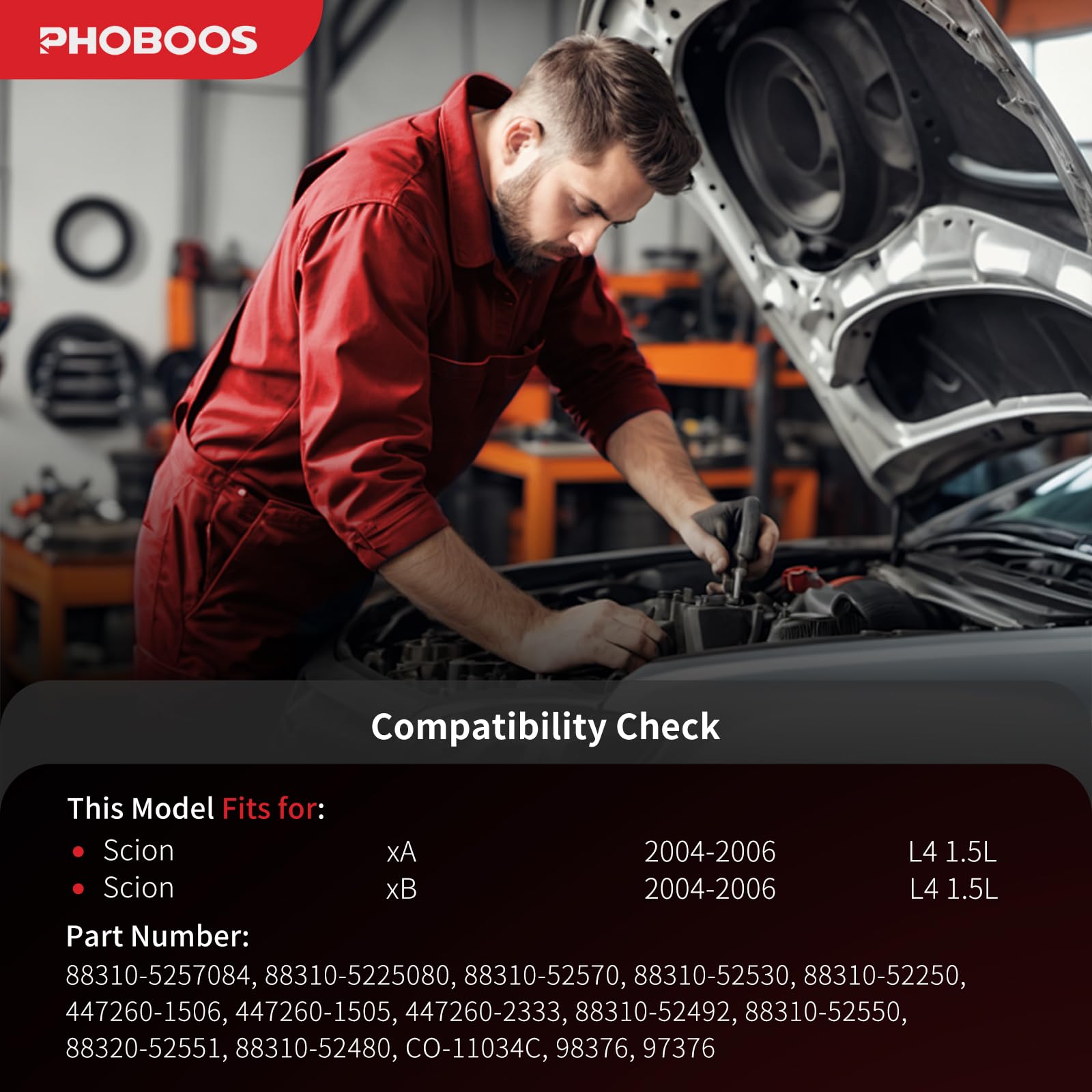 PHOBOOS pulley close-up highlighting four-groove pulley for correct belt alignment