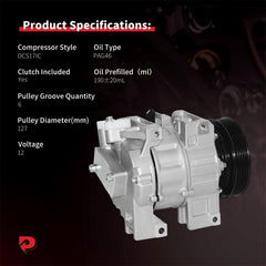 PHOBOOS pulley side profile showing six-groove design for proper belt alignment