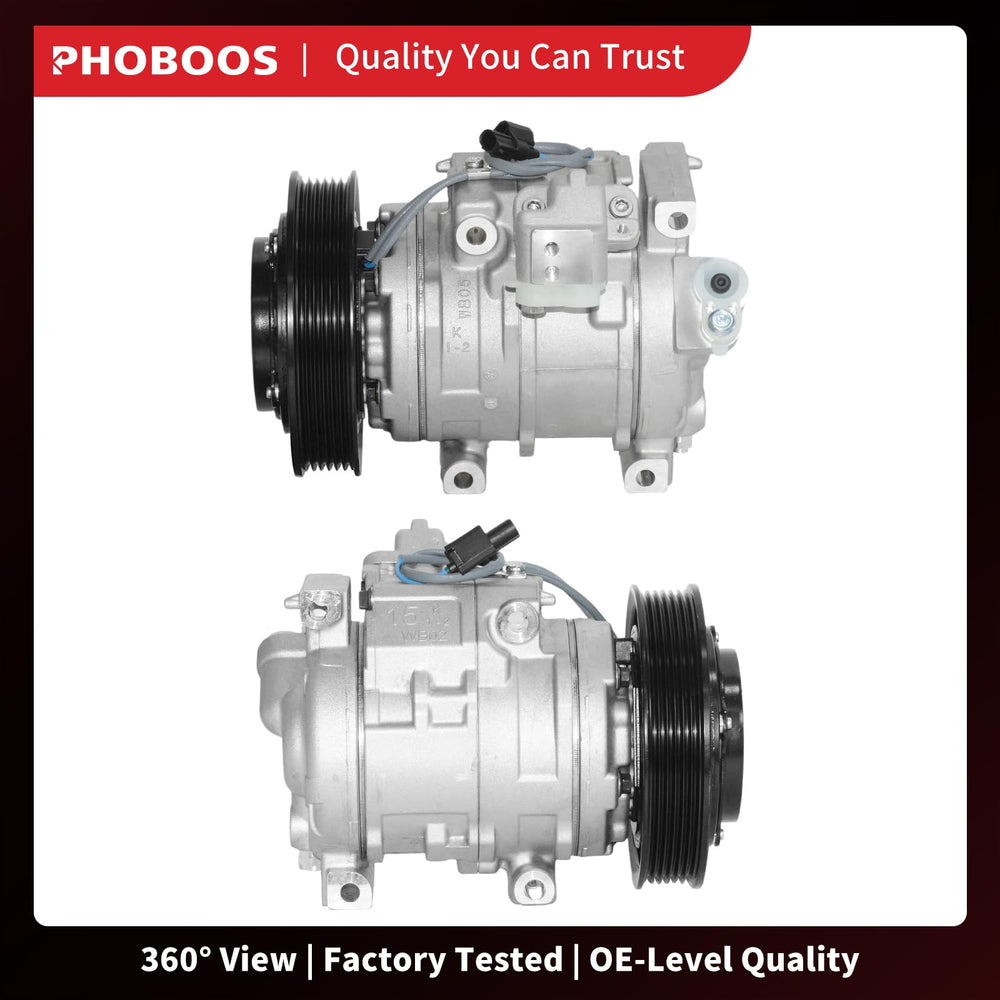 PHOBOOS compressor next to ruler showing compact dimensions and fit confidence benefit