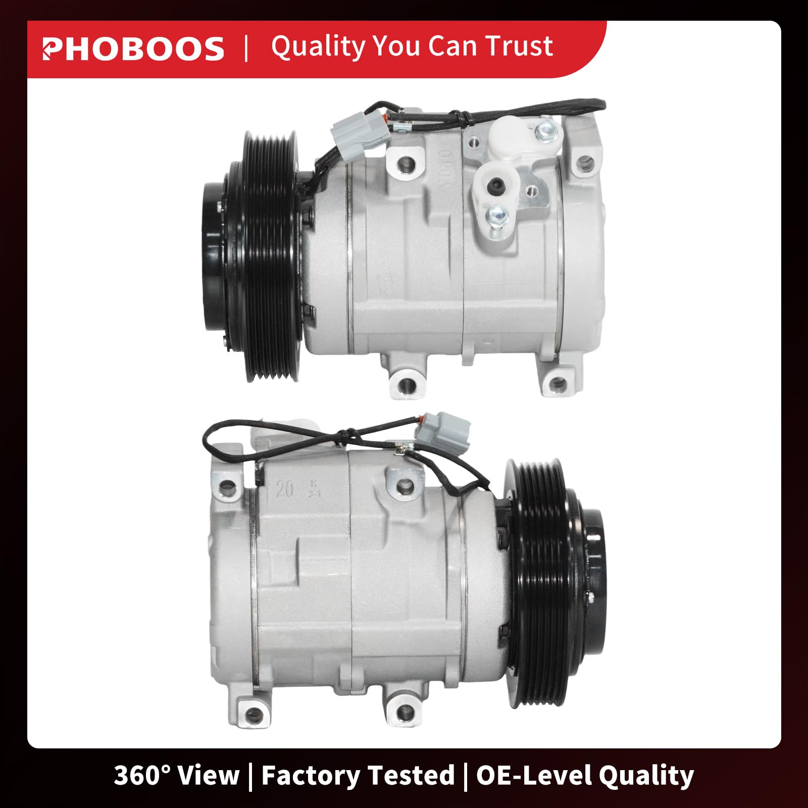 PHOBOOS installed in engine bay demonstrating correct orientation and fit