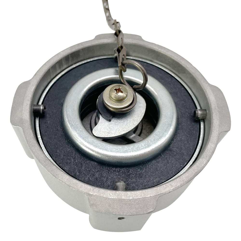 Phoddar safety chain and 7-inch bail displayed to prevent cap loss