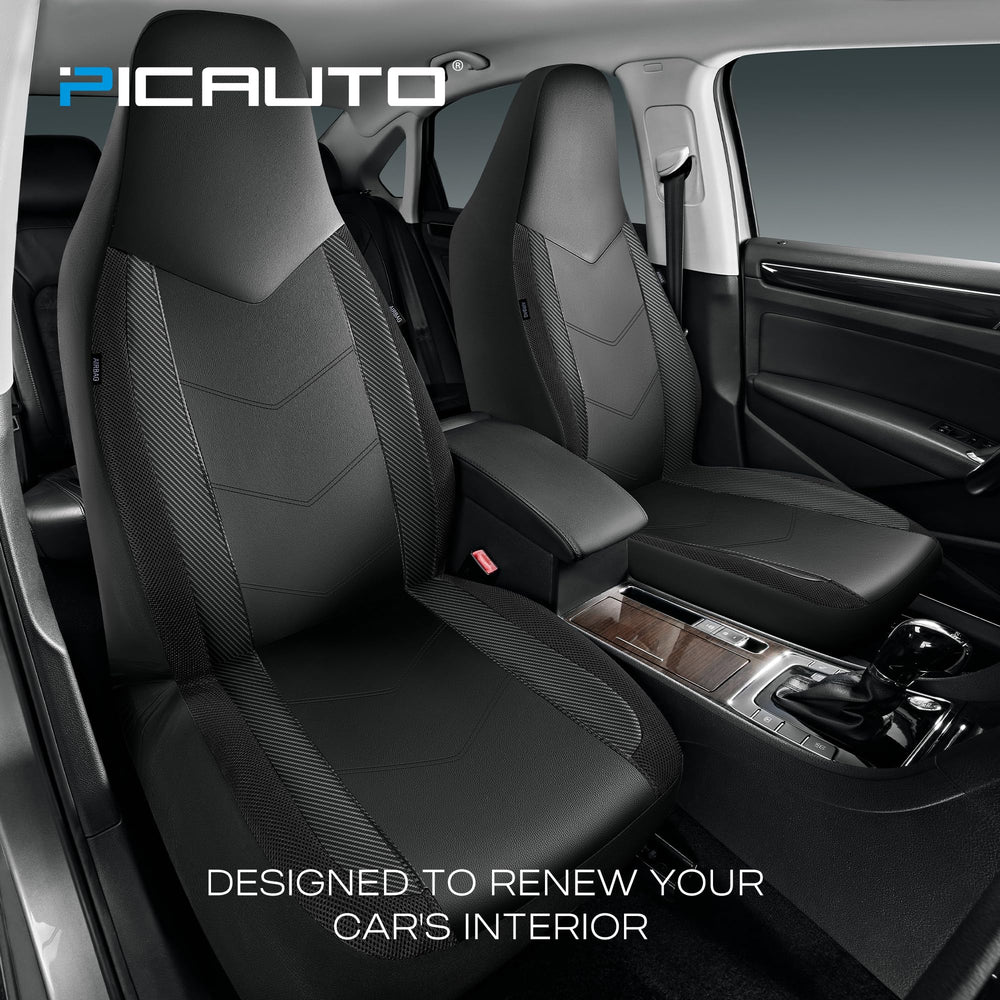 PIC AUTO carbon fiber trim close-up highlighting stylish durable accent