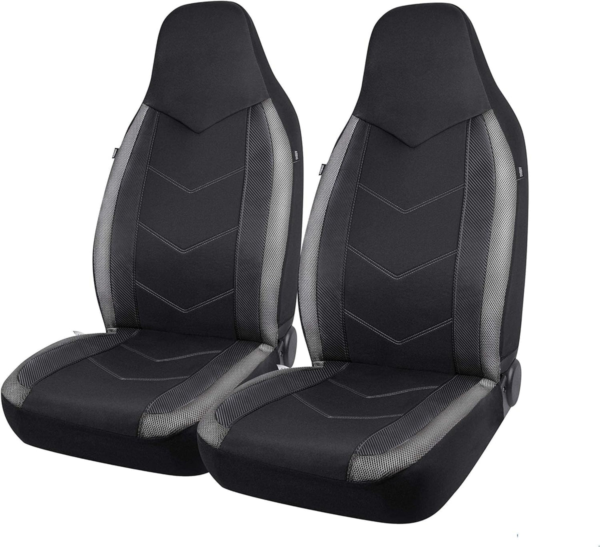 PIC AUTO front seat cover full view showing sporty upgrade and protection