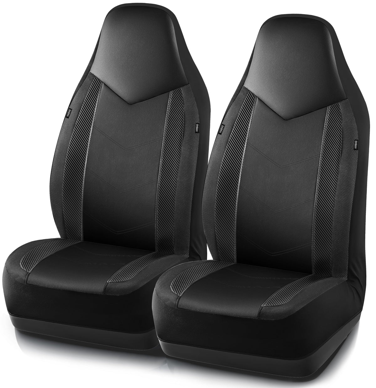 PIC AUTO full front seat covers showing sporty look and protective benefit