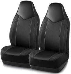 PIC AUTO full front seat covers showing sporty look and protective benefit