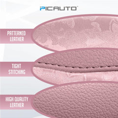 PIC AUTO installed cover on steering wheel in car enhancing interior style