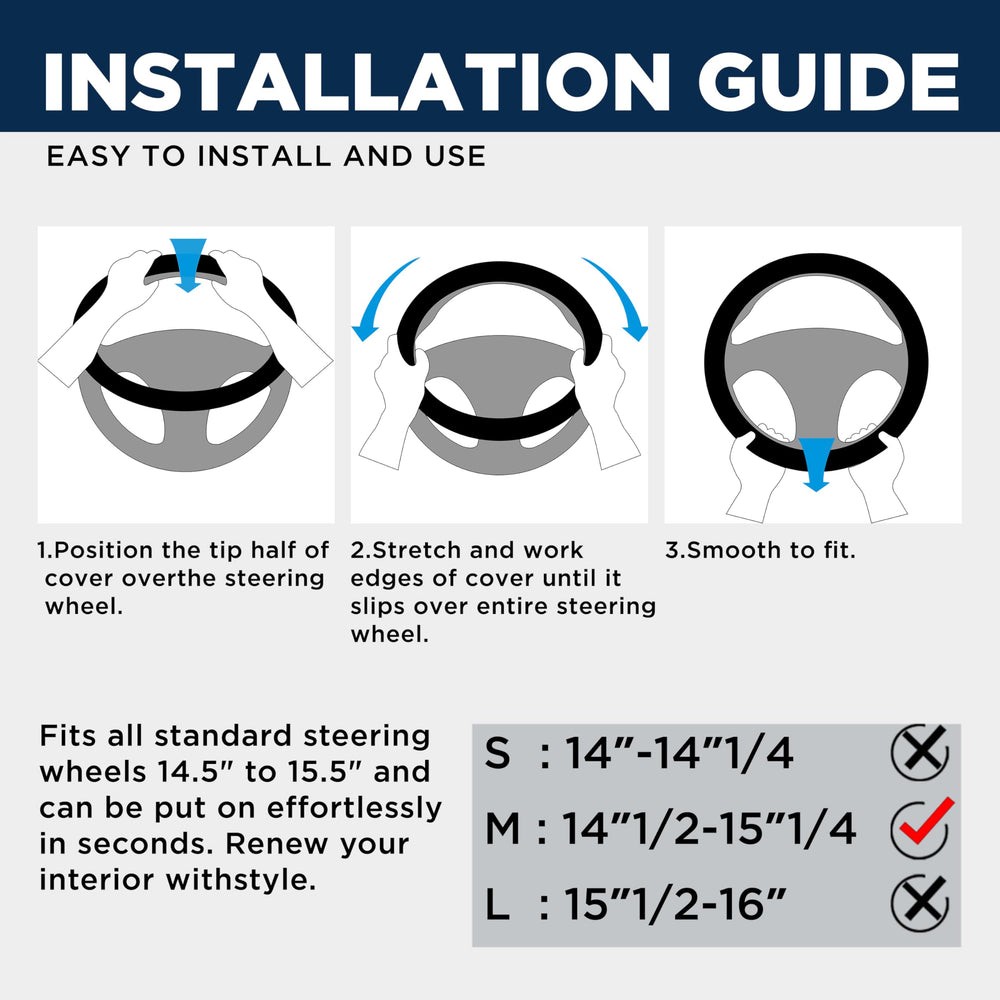 PIC AUTO cover in car interior adding sporty look and easy grip