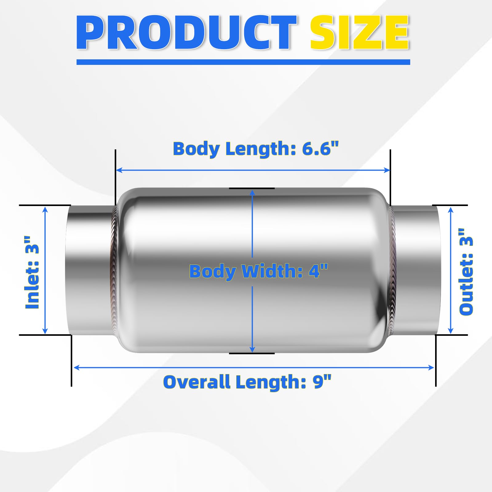 Piclafe side profile highlighting dimensions and fit for 3 inch pipes