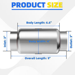 Piclafe side profile highlighting dimensions and fit for 3 inch pipes