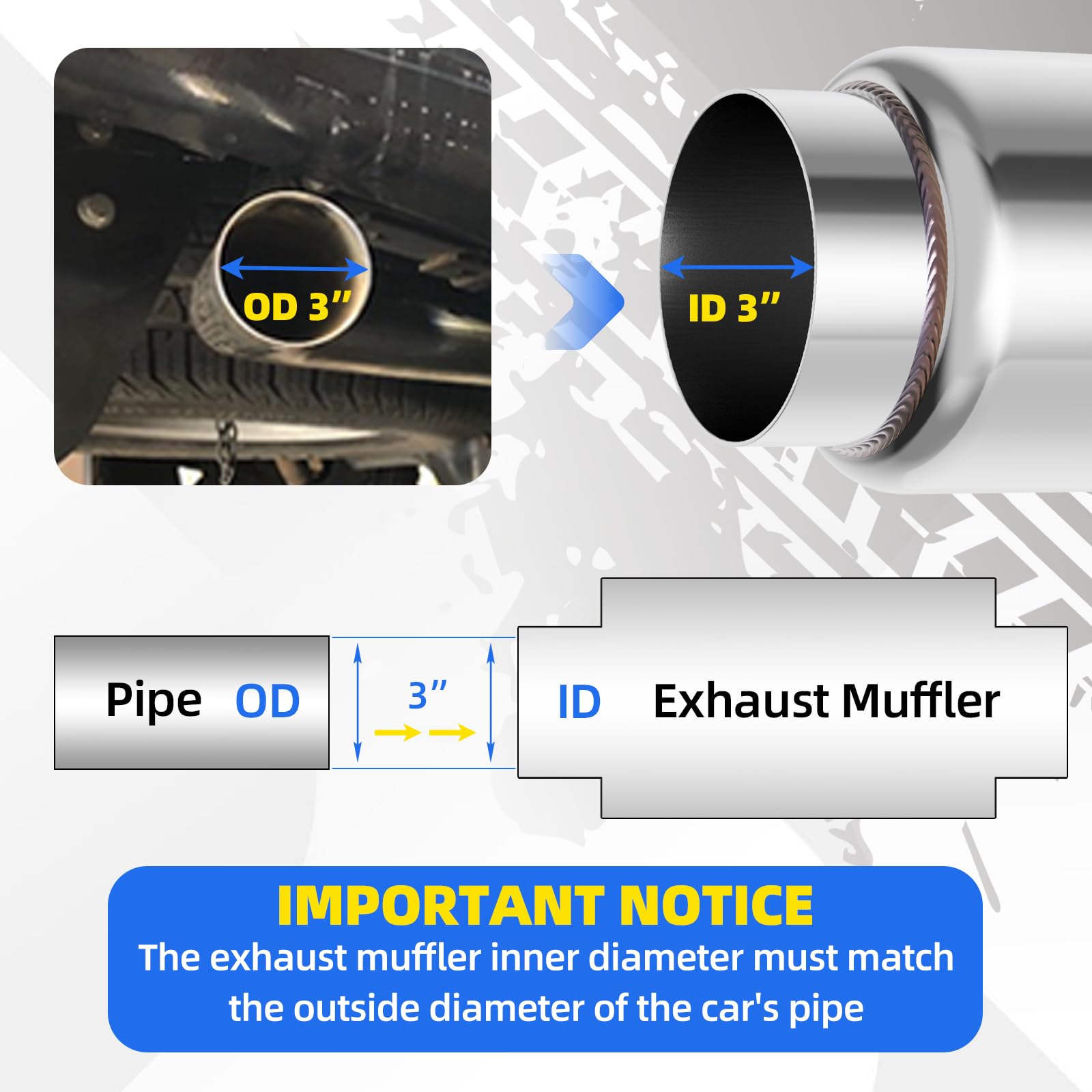 Piclafe next to ruler illustrating 9 inch overall length for fitment