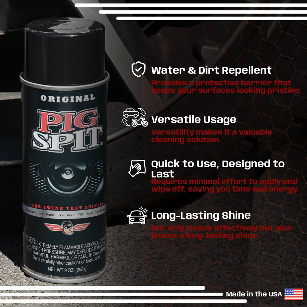 Pig Spit nozzle close-up spraying for easy precise application