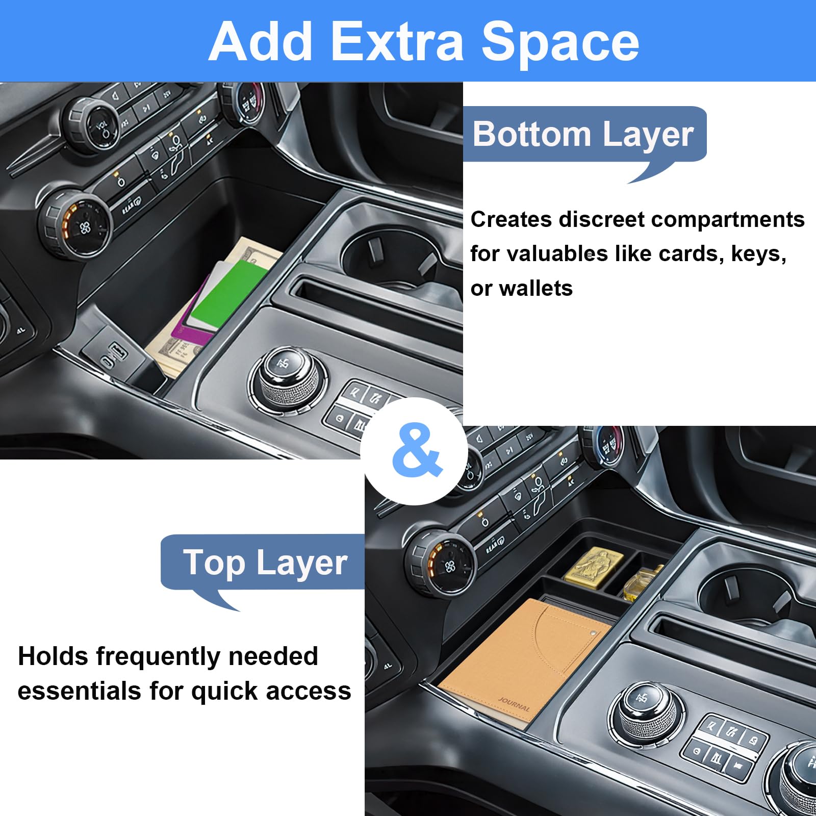 PIMCAR anti-slip pads preventing item movement and reducing rattles