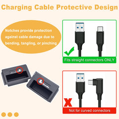PIMCAR cable pass-through demonstrating cord protection while closing cover