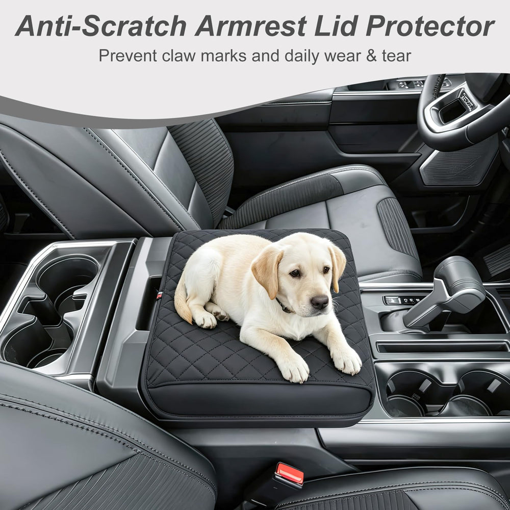 PIMCAR installed in truck with arm resting for added driving comfort