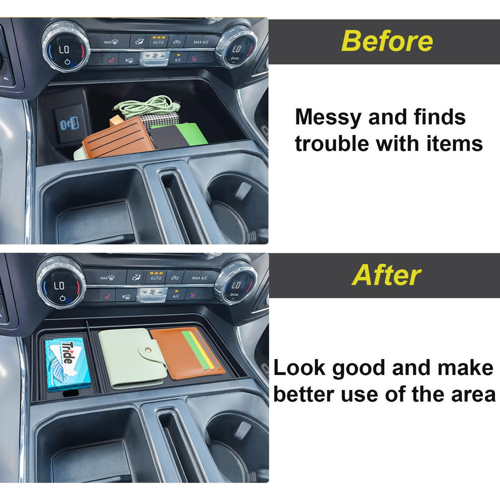 PIMCAR installed in console wide view demonstrating factory-fit appearance